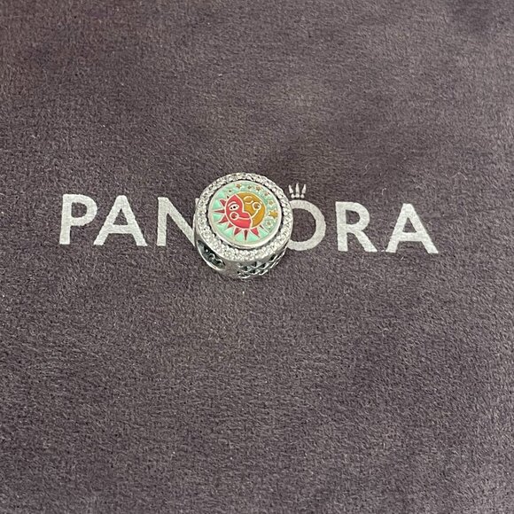 Pandora S925 ale Park it's a Small World Charm Silver - Picture 3 of 6